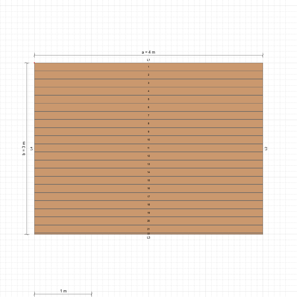 Layout od decking - layout